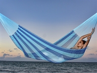 Mexikanische Blue & Blue Mercerized Standard Hängematte