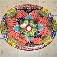 Sevilla Pink Design - Mexikanische Waschbecken