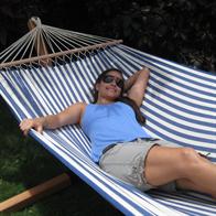 Hängemattenständer mit Maritim Hängematte